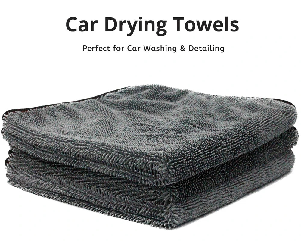 Microfiber Twist car wash towel Professional Car Cleaning Drying Cloth towels for Cars Washing Polishing Waxing Detailing