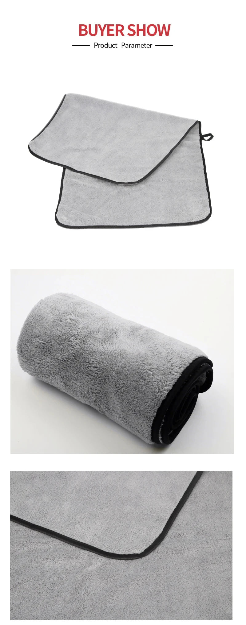 Microfiber Towel Car Wash Accessories Super Absorbency Car Cleaning Cloth Premium Microfiber Auto Towel One Time Drying